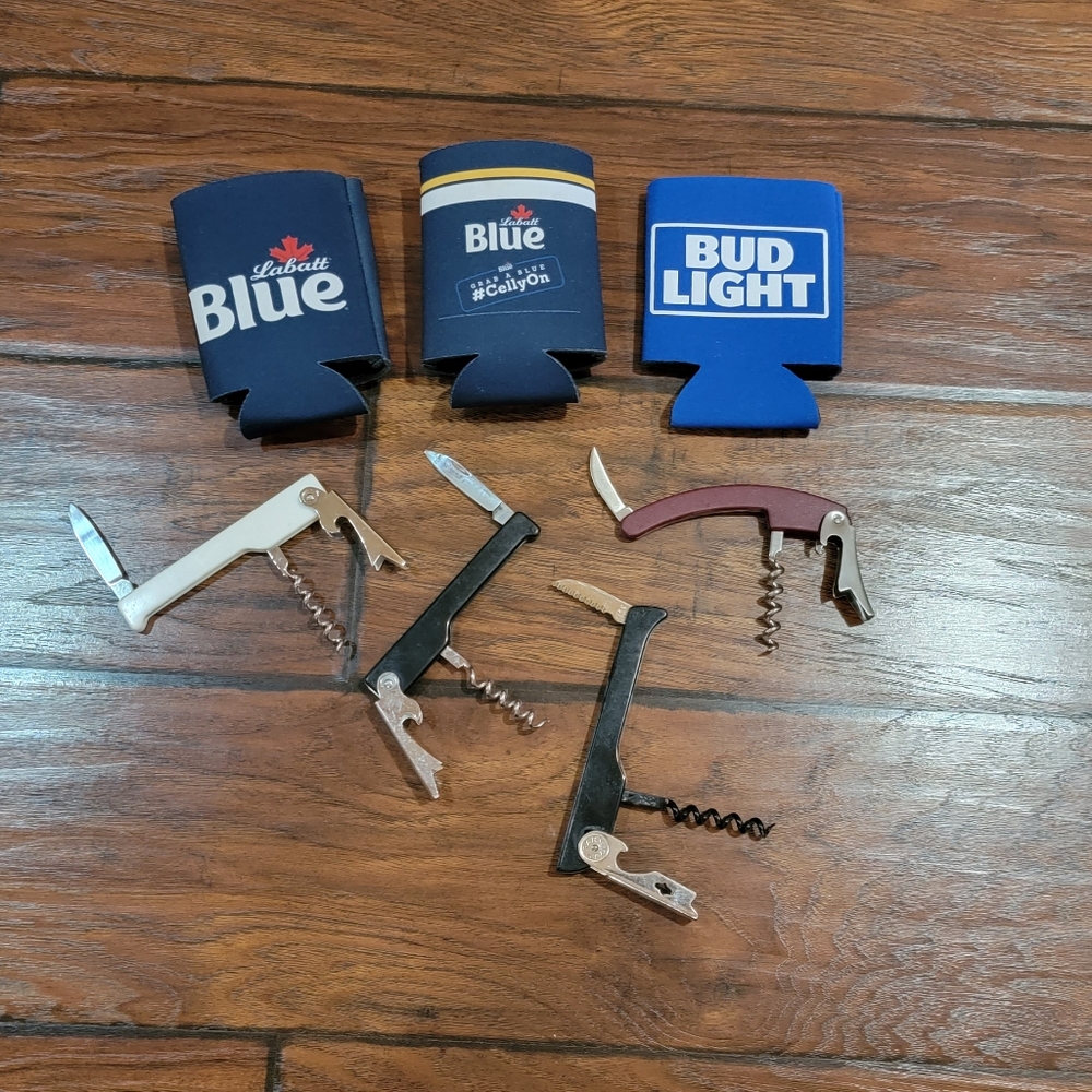 Koozies & multipurpose tools